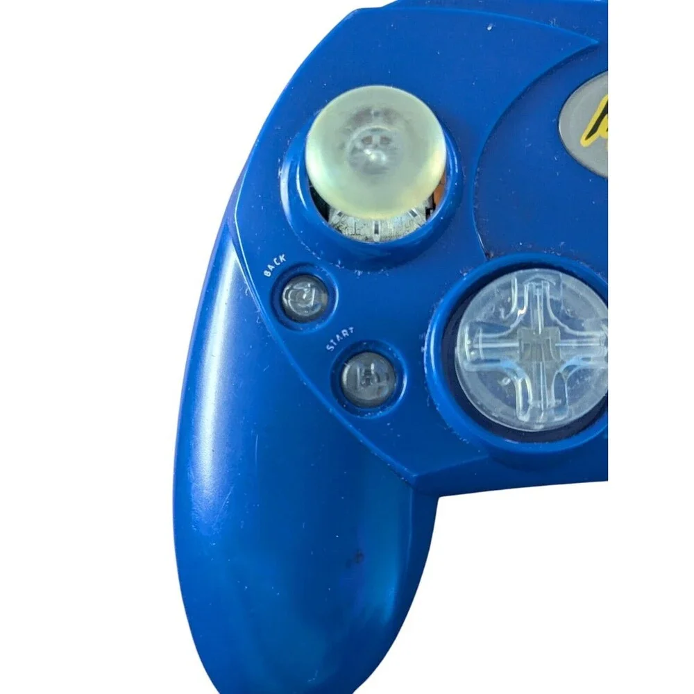 Controller Madcatz Blue for Microsoft XBOX Console Video Game System 4516 Wired